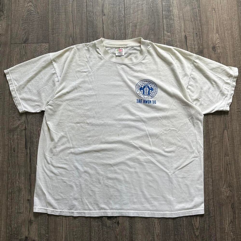 Vintage 90s Tae Kwan Do Association Fighting Cotton Shirt